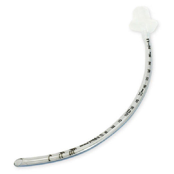 Oral/Nasal Tracheal Tube, 6.5mm, Cuffless, Hooded Murphy Tip with Eye, Magill Curve, Latex Free (LF), Sterile, 10/bx (Continental US Only)