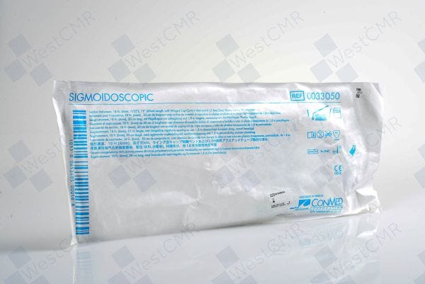 Sigmoid Suction Instrument, 18F, 6ft Tube Pre-Attached, 20/cs