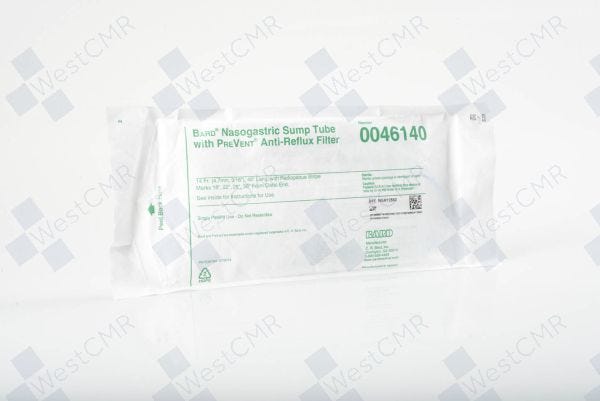 Tube with PREVENT Anti-Reflux Filter, 14FR, 48", 50/cs (US Only)