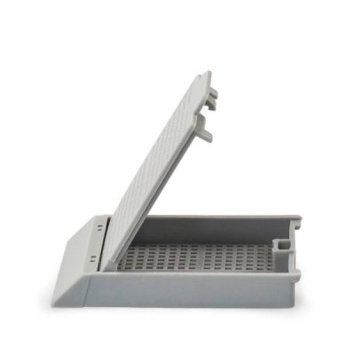 Histosette II Cassettes, Biopsy, Grey, (cassettes and lids packaged separately), 500/bx, 2 bx/cs
