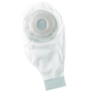 One-Piece Drainable Pouch with Pre-cut Stomahesive Skin Barrier, Tape Collar, 12" Pouch with 1-Sided Comfort Panel, Tail Clip, Transparent, 1 1/4" Stoma Opening, 10/bx (Continental US Only)