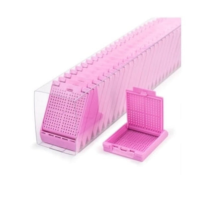Slimsette Biopsy Cassettes in Quickload Sleeves, Lilac, 75/sleeve, 10 sleeve/cs