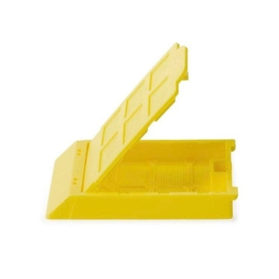 Microsette I Cassettes, Biopsy, Yellow, 250/bx, 4 bx/cs