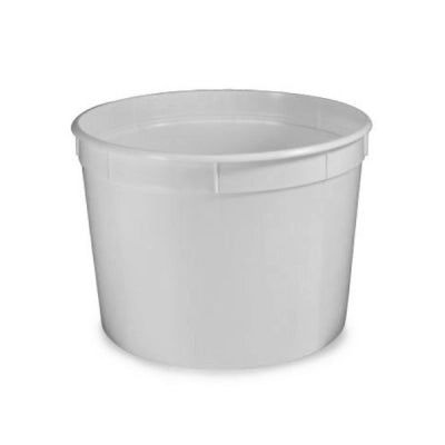 Multi-Purpose Container w/Lid, Heavy Duty, 32 oz, Opaque, 100/cs