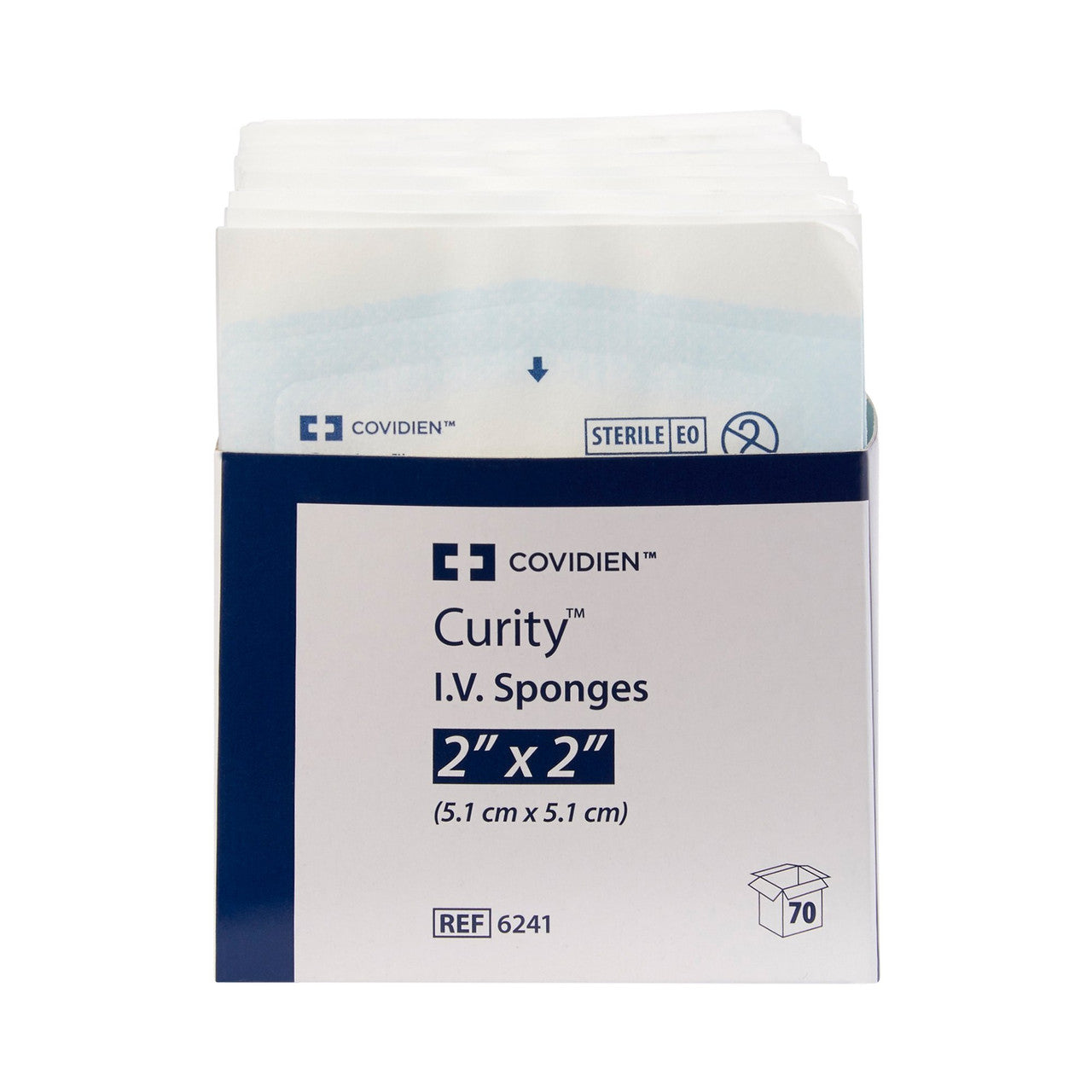 IV Sponge, 2" x 2", Sterile 2s, 6-Ply, 70/tray, 20 tray/cs (30 cs/plt) (Continental US Only)