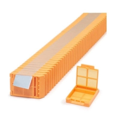 Micromesh Quickload Cassette Stacks for Robotic Feed Printer, Biopsy, Peach, 2000/cs