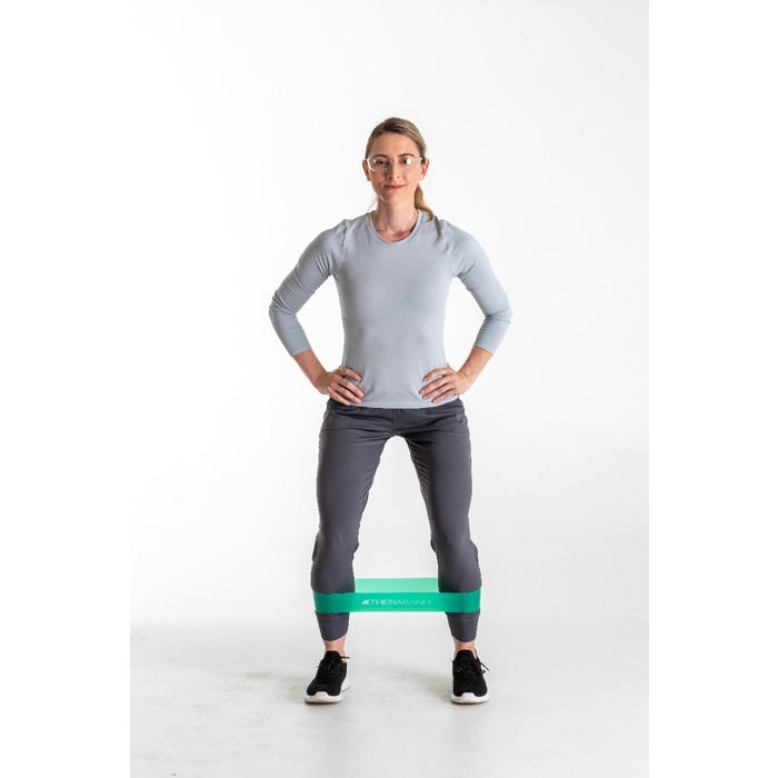 Resistance Band Loop, Green/ Heavy, 8" Lay Flat Length, 10 Pk Band Loops Each Individually Sealed in Polybag with Safety Instructions, 6 pk/cs (021103) (Legacy# 20830) (US Only)
