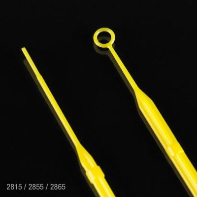 Innoculation Loop, 10uL, Rigid Feel, Yellow, Sterile, w/ Needle, Individually Wrapped, 20/pk, 25 pk/bx