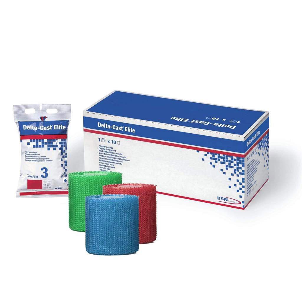 Cast Tape, 3" x 4 yds, Red, 10 rl/bx (Continental US Only)