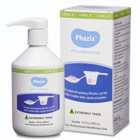 Pill Swallowing Gel, Vanilla Flavor, Extremely Thick (for those with high level of swallowing difficulty), 500 ml btl, 6/cs (US Only)