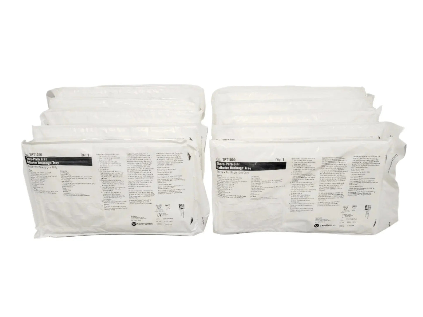 Safe-T Plus Catheter Drainage Tray, 8FR, 18G, 10/cs (Rx) (Temp Sensitive; Non-Returnable) (Continental US Only, Excluding IN and ND) (Drop Ship Requires Pre-Approval)