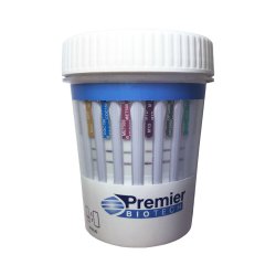 Bio-Cup, 13-Drug Panel: AMP (Amphetamines), BAR (Barbiturates), BUP (Buprenorphine), BZO (Benzodiazepines), COC (Cocaine), mAMP/MET (Methamphetamine), MDMA (Ecstasy), MTD (Methadone), OPI (Opiates), OXY (Oxycodone), PCP (Phencyclidine), TCA (Tricyclic Antidepressants), THC (Marijuana), Urine Sample, CLIA WAIVED, 25/cs (US Only)