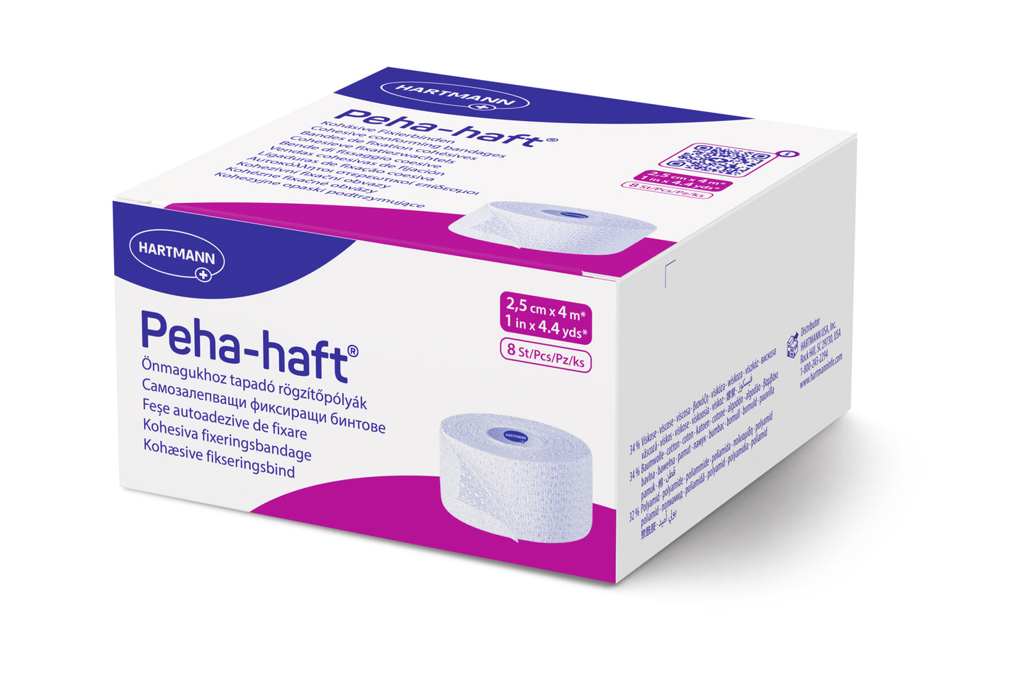 Bandage, Peha-Haft, Conforming, Cohesive, 2.25inx4.5yds, 1/bx