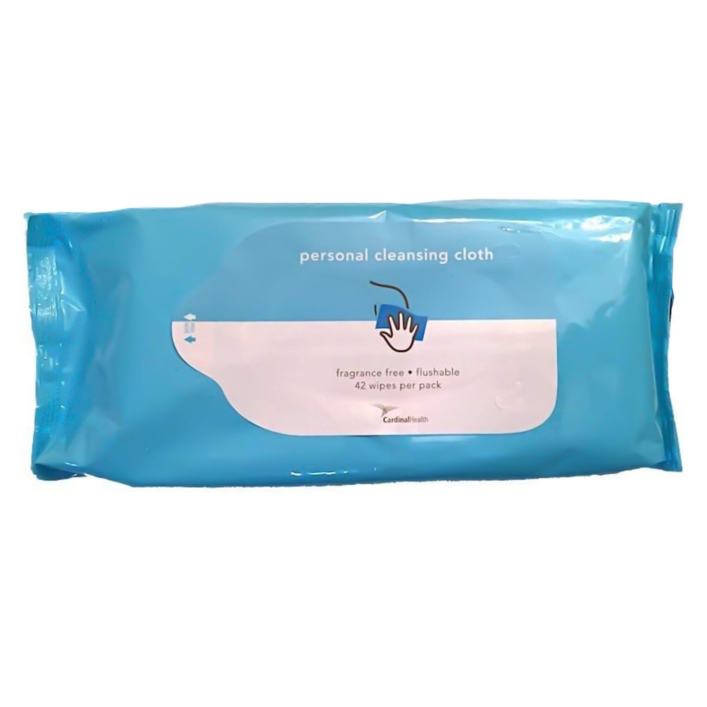 Personal Cleansing Cloth, Non-Flushable, Fragrance Free, 9" x 13", 42/pk, 24 pk/cs (Continental US Only)