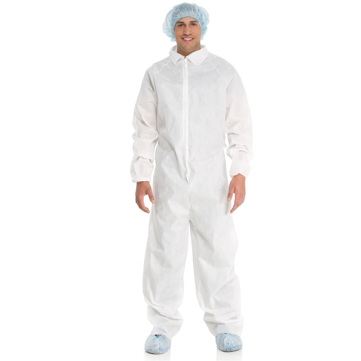 Extra Protective Coverall, Elastic Wrist & Cuff, White, XXX-Large, 24/cs (US Only)