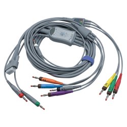 ECG Cable, 4mm, Banana Connector, AHA, for SE.12 SERS/SE-1010 (DROP SHIP ONLY) (Not Available For Sale into Canada)