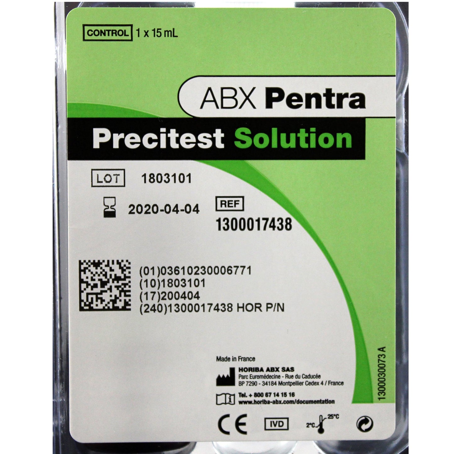 Solution, Precitest, 1/bx (DROP SHIP ONLY) (US Only) (Not Available For Sale into Canada) (Must be Refridgerated)