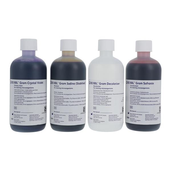 BBL Gram Stain Kit, Stabilized (Temp Sensitive; Non-Returnable) (Item is considered HAZMAT and cannot ship via Air or to AK, GU, HI, MP, PR, VI) (Continental US Only) (Drop Ship Requires Pre-Approval)