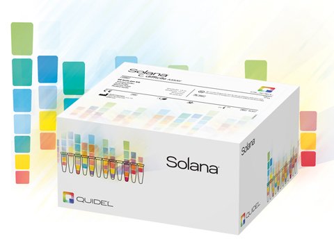 Solana C. Difficile Startup Kit, Includes: (1) Leased Solana Instrument, C. Difficile Assay Kit, Solana C. Difficile Control Set, 95C Lysis Heat Block, Printer, Labels, Tray, (3) Racks & Stylus (Distributor Agreement Required - See Manufacturer Details Page; Placement Agreement Required, reach out to Quidel rep) (US Only) (DROP SHIP ONLY)
