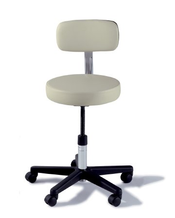 271 Basic Stool w/ Back, Manually Adjustable, Lunar Gray (US Only) (DROP SHIP ONLY) (Delivery Info Sheet Required)