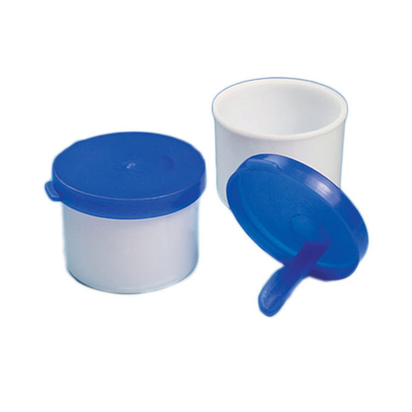 Fecal Collection Container, 20 mL, PP, w/ Spoon and Screwcap, 100/bg, 12 bg/cs