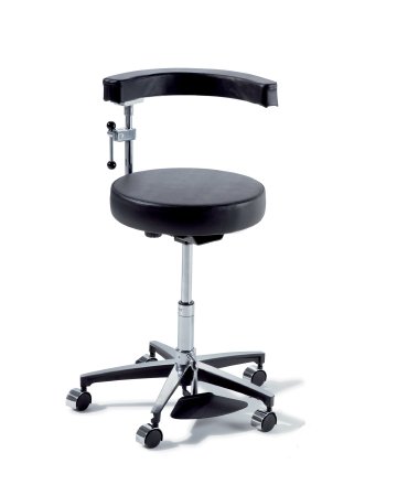 278 Basic Stool, With Foot Release, Pneumatically Adjustable, Mineral (US Only) (DROP SHIP ONLY) (Delivery Info Sheet Required)
