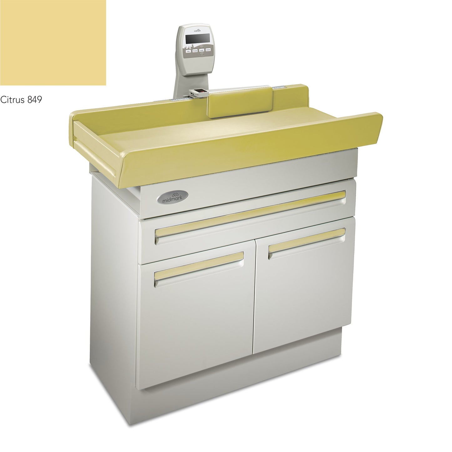 Exam Table, Pediatric, 640, w/ Digital Scale, Citrus (US Only) (DROP SHIP ONLY) (Delivery Info Sheet Required)