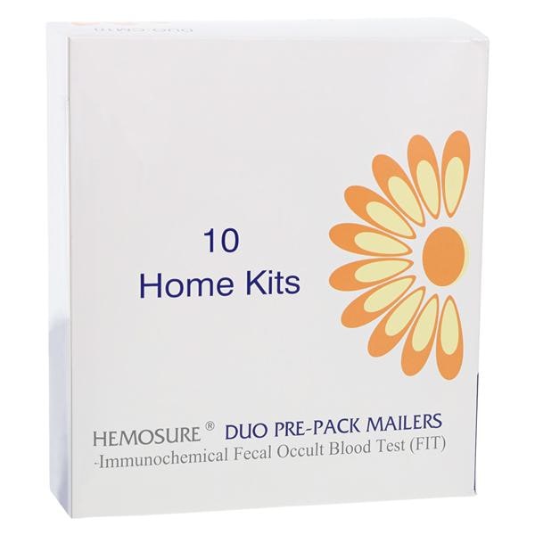 Home Kit Mailers Prepacked with 2 Collection Tubes Inside, 10 test/bx