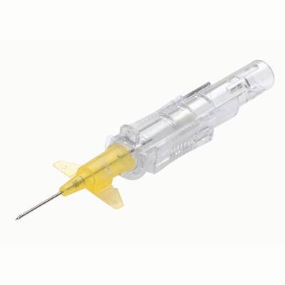 Protectiv Plus-W IV Catheter, 24G x ?" Retracting Needle, Yellow, 50/bx, 4 bx/cs (US Only)