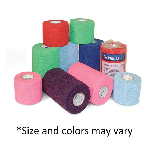 Bandage, Co-Plus, LF, Color Pack, 2" x 5 yd, 36/cs