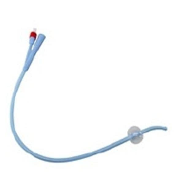 Silicone Foley Catheter, Coude Tip, 5cc, 2-Way, 14FR, 10/ct 6ct/cs (Continental US Only)