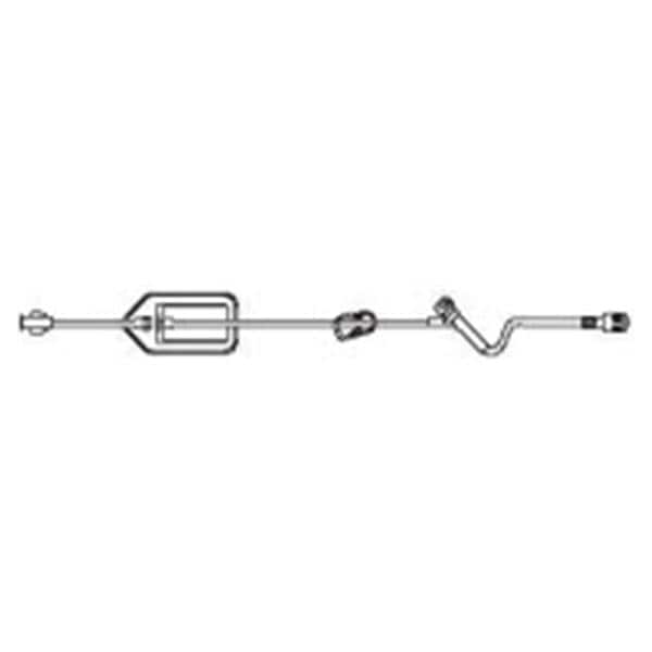 Filtered Add-On Extension Set, Female Luer Lock, 0.2 Micron Filter, SAFELINE Valve Injection Site 6" Above Distal End, SPIN-LOCK Connector, DEHP-Free, Latex Free (LF), 5.1mL Priming Volume, 16"L, 50/cs (Rx) (Item is Non-Returnable) (Continental US+HI Only, Excluding IN and ND)
