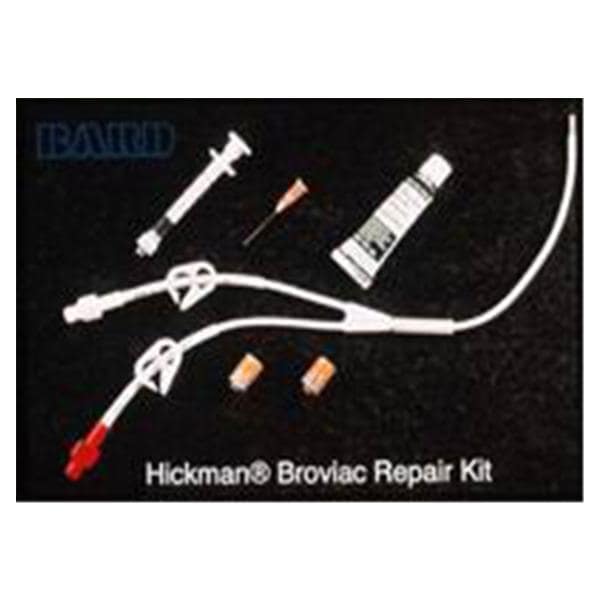 Broviac Single Lumen Repair Kit, 9.6FR, White Adapter, 1.8 mm Lumen (US Only)