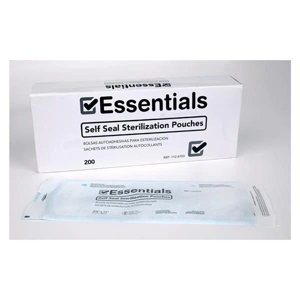Essentials Sterilization Pouch Self Seal 3.5 in x 9 in 200/Bx, 6 BX/CA(5704236)
