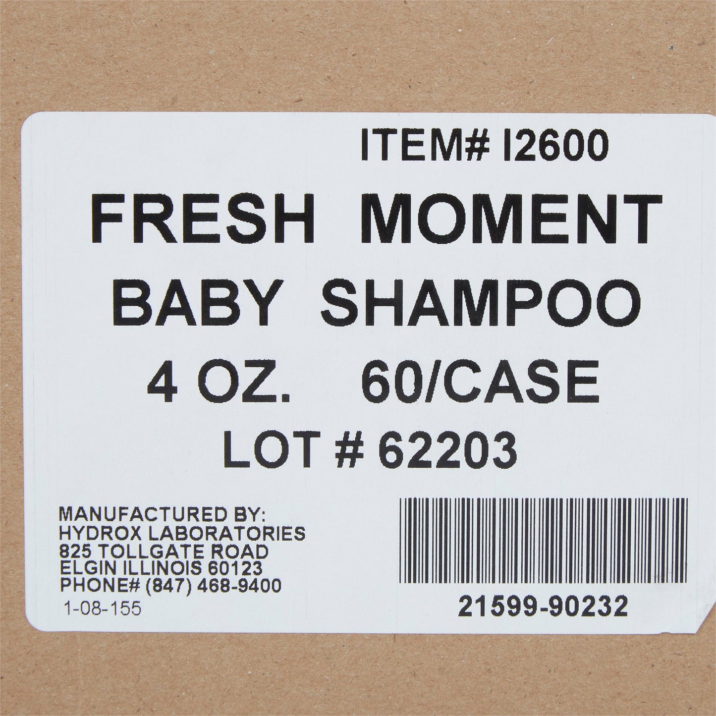 Baby Shampoo, 4 oz Bottle, 60/cs (US Only)