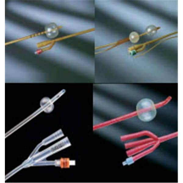Lubri-Sil Foley Catheter, 2-Way Coude Tip, 5 cc Balloon, 22 FR, Antimicrobial Coated Silicone, 12/cs (US Only)
