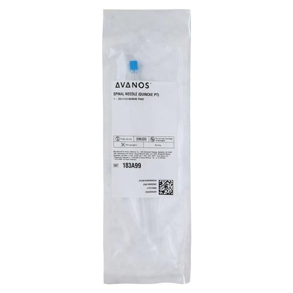 Quincke Spinal Needle, 25G x 6", Sterile, 25/bx (US Only) (Authorized Distributor Sub-Agreement Required - See Manufacturer Details Page)