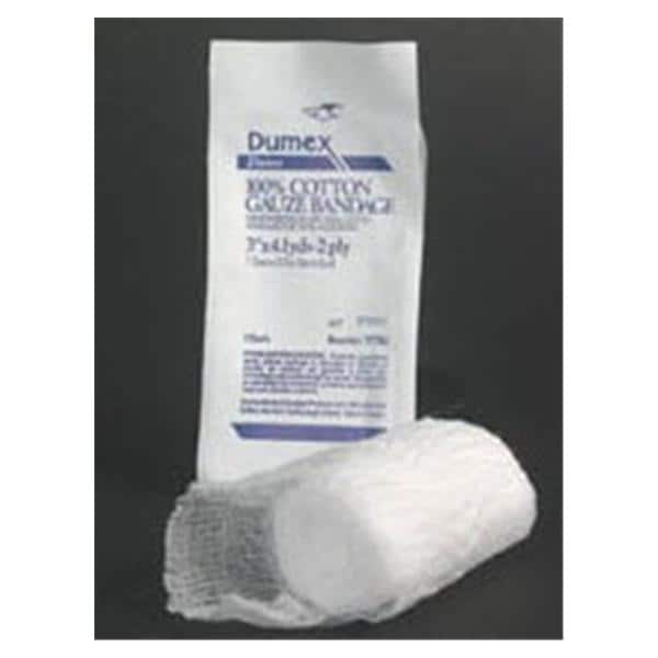 Conforming Bandage, Cotton, 2-Ply, 4" x 4.1 yds, Non-Sterile, 12/slv, 8 slv/cs (96/cs)