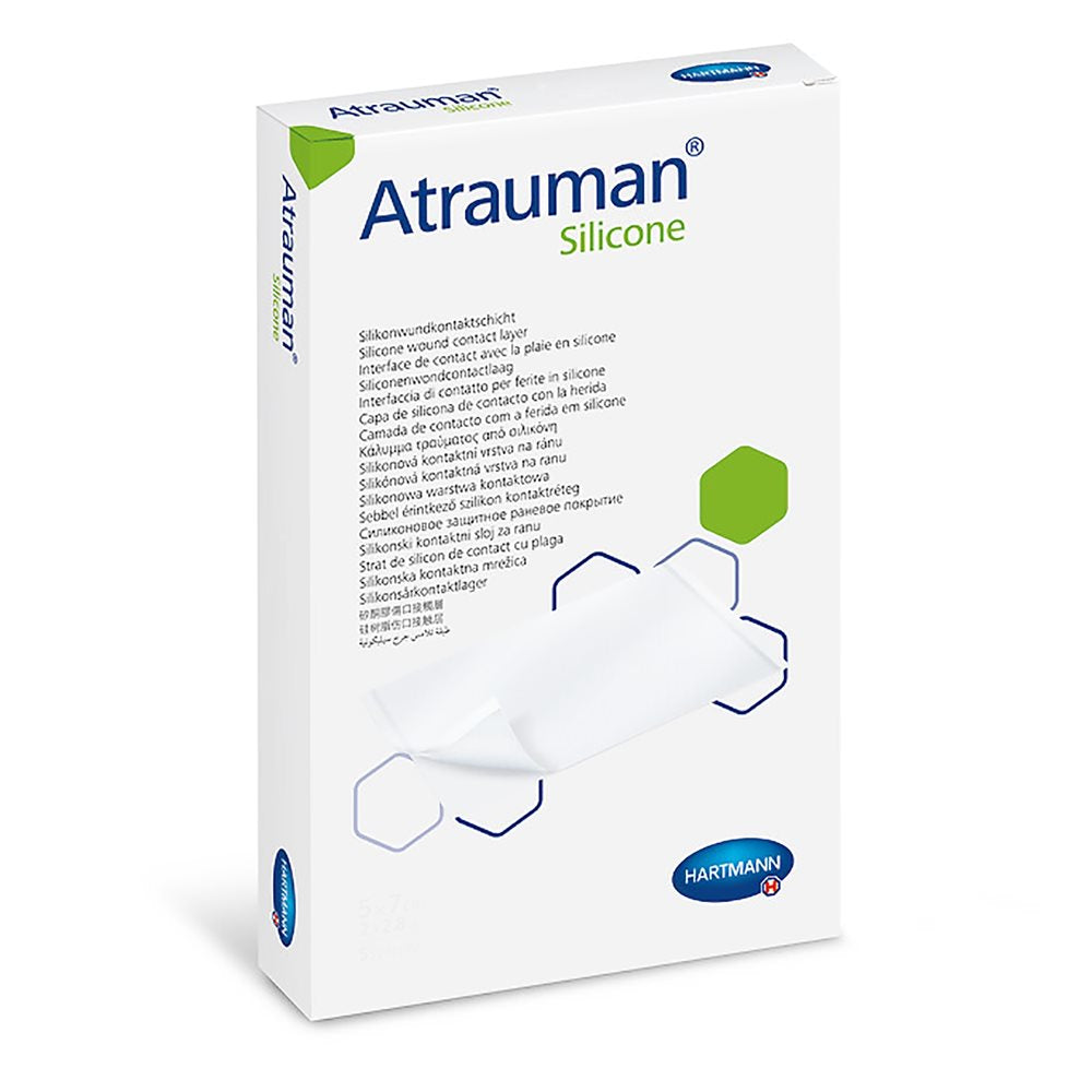 Wound Dressing, Silicone, 3" x 4", 10/bx