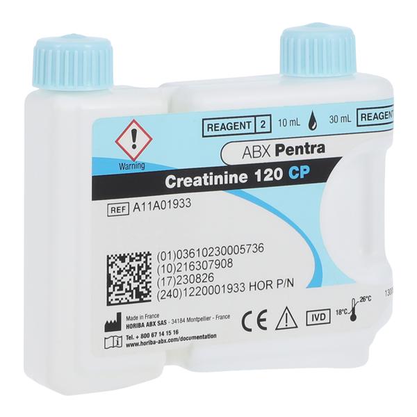 Reagent, General Chemistry, Creatinine CP, 120 CP, 1kt/bx (DROP SHIP ONLY) (US Only) (Not Available For Sale into Canada) (Minimum Shelf Life 6 Months) (Non-Returnable) (Must be Refridgerated)