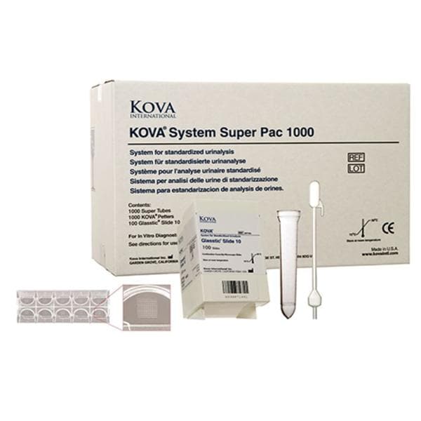 System Super Pac 1000 with Grids, Includes: (100) Glasstic Slide 10 with Grid, (1000) Petters, (1000) Super Tubes
