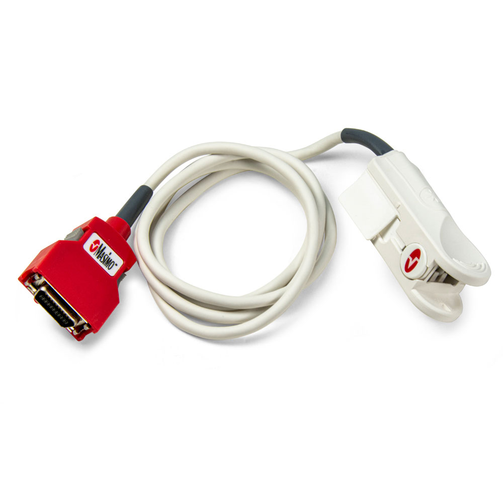 Masimo SET Red Adult Reusable Direct Connect Sensor, 12' (Continental US Only)