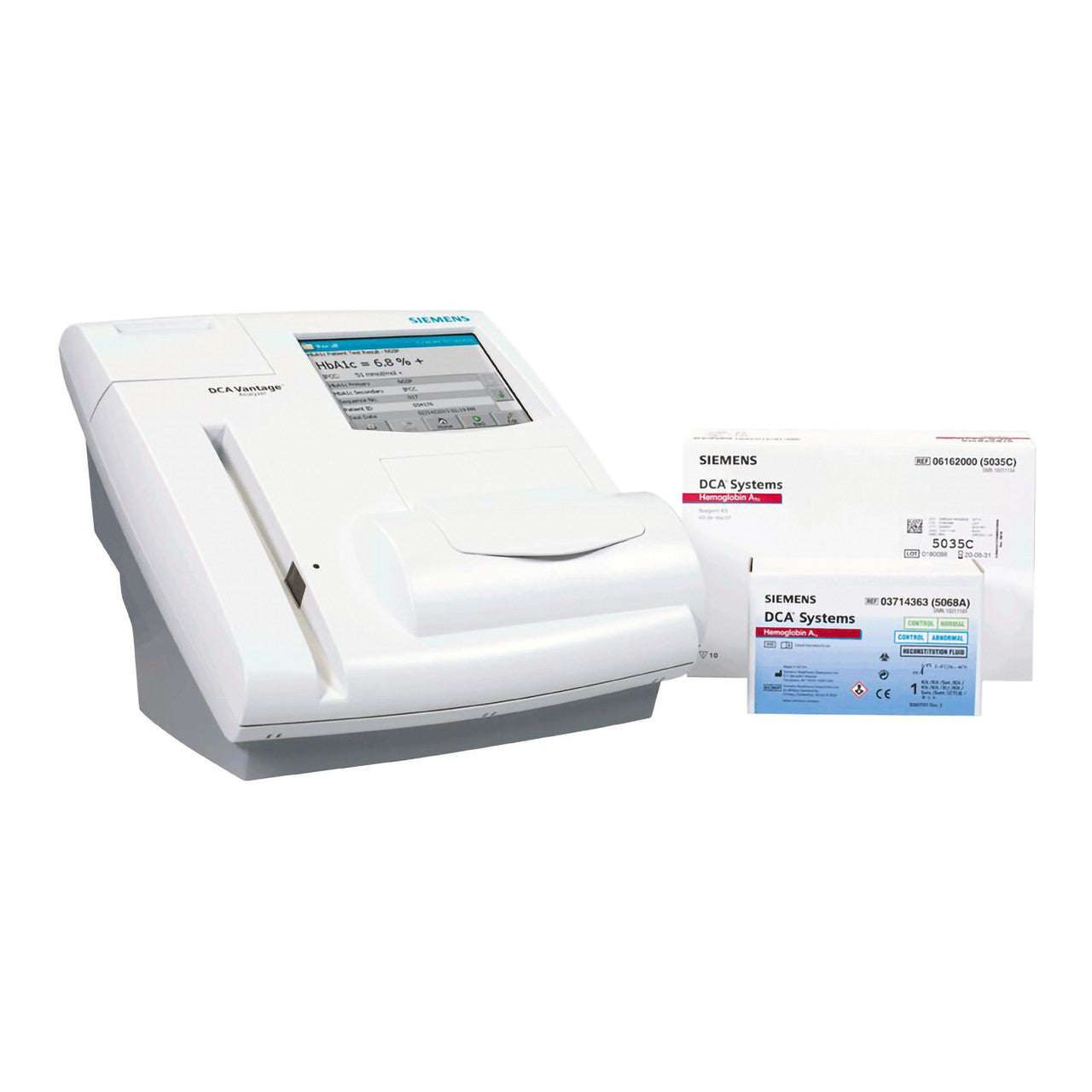 Program Specifics: (1) DCA Vantage Analyzer (5075US), (4) DCA HbA1c Reagent Kits (10 Tests), (1) DCA HbA1c Control Kit, 36 Month Warranty - Effective 1/1/22 - 12/31/25 (Requires Signed Agreement Form for Purchasing) (Item is Non-Returnable) (US Only) (DROP SHIP ONLY) (Item on Manufacturer Allocation)