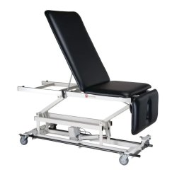 3-Section Bar Activated Table, 350 Series, 27" x 76", Black, Weight Capacity 400 lbs (DROP SHIP ONLY) (US Only)
