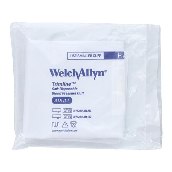 Blood Pressure Cuff, Disposable, Adult, Size 11, Soft, (1) Tube, Male Bayonet (#5082-184) Connector, 20/cs (US Only)