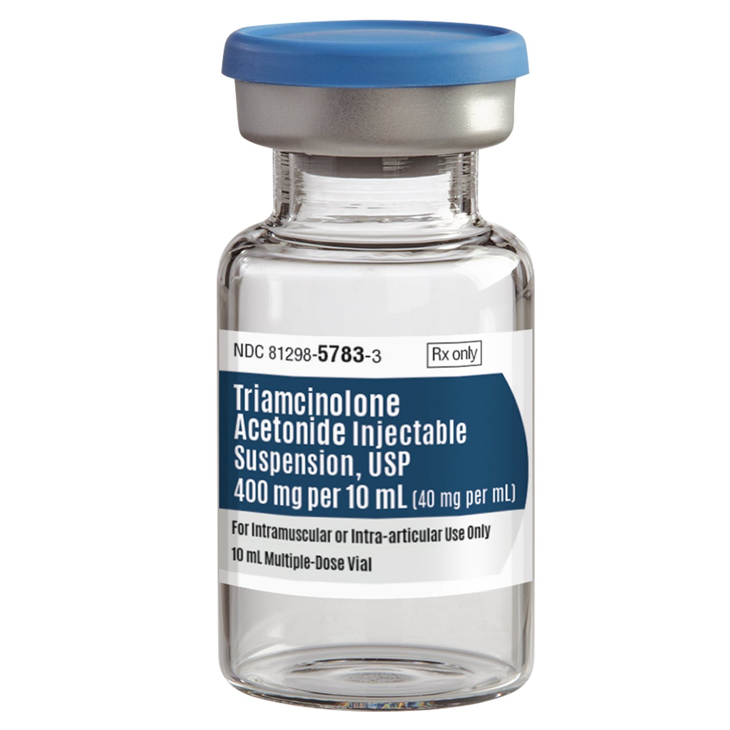 Triamcinolone Acetonide Injectable Suspension, USP 40mg/mL, 10mL Vial, 1/bx (Rx) (US Only, Excluding IN and ND) (Product is Non-Returnable)