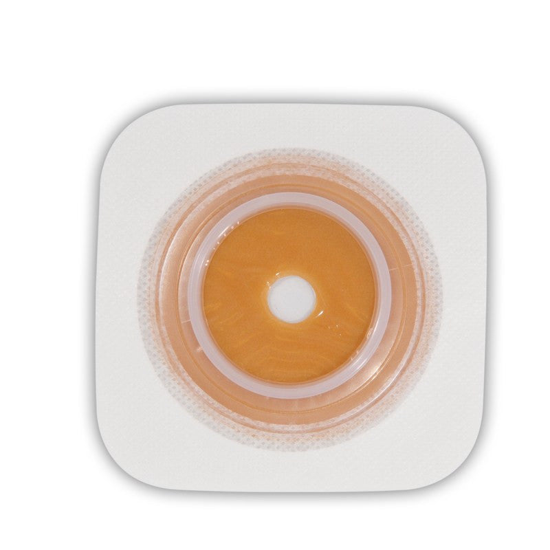 Skin Barrier with Tape Collar, Cut-to-Fit, White, 1 3/4" Flange, 4" x 4", 10/bx (Continental US Only)