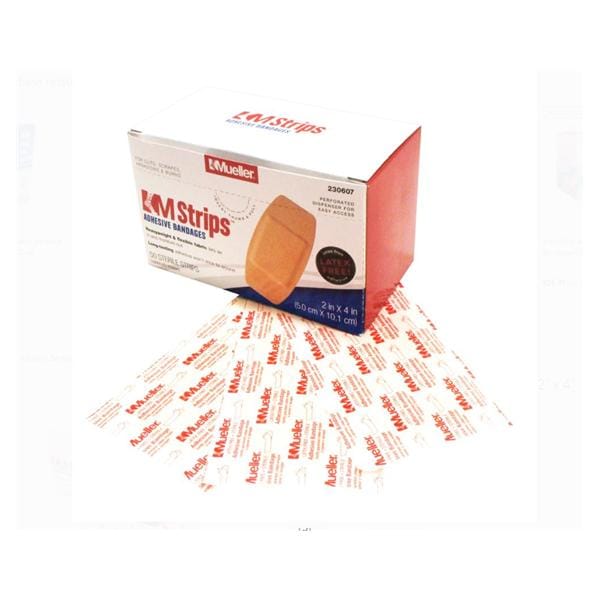 Fabric Bandage, Adhesive, 1" x 3", Sterile, 50 strips/bx (Products are only available for sale in the U.S. Products cannot be sold on Amazon.com or any other 3rd party platform without prior approval by Mueller.)