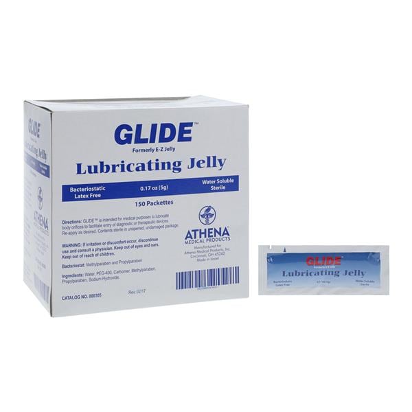 Jelly, Lubricating, 5 g packet, sterile, 150ea/bx, 4bx/cs