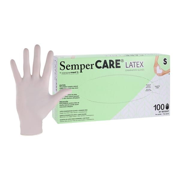 Exam Glove, Latex, Powder-Free (PF), Textured, Small, 100/bx, 10 bx/cs